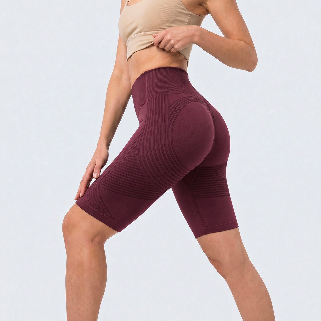 3D Shorts | Wine Red