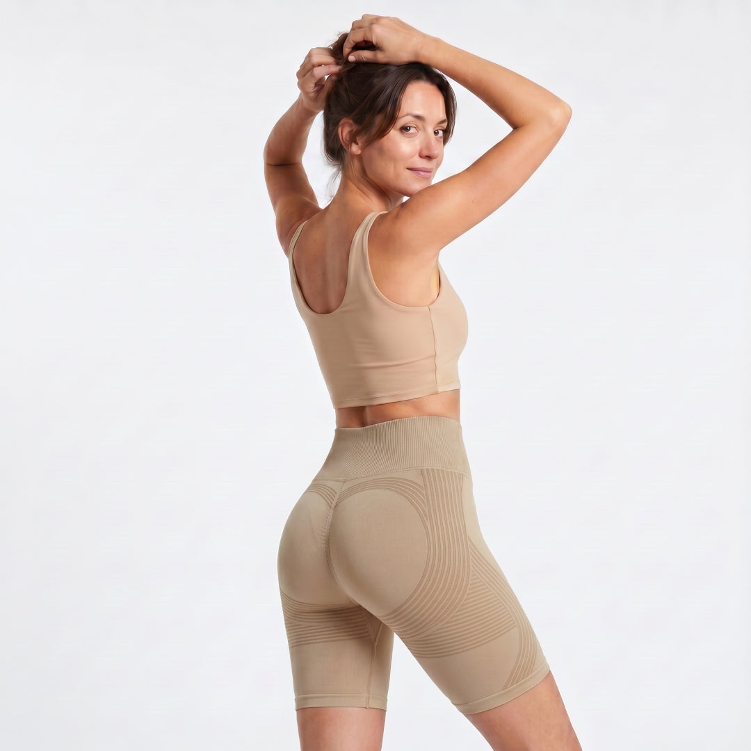 3D Shorts | Beige