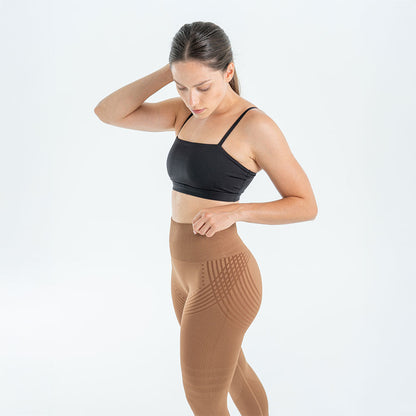 3D Leggings | Chocolate Brown