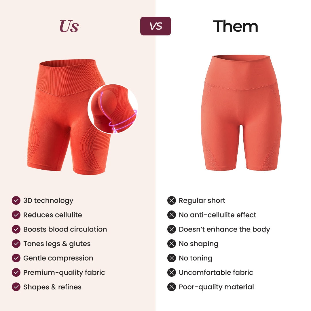 3D Shorts | Orange