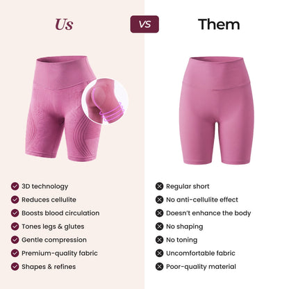 3D Shorts | Dusty Pink