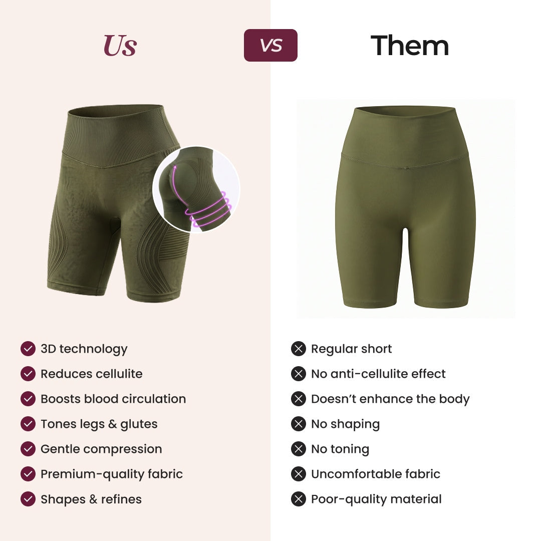 3D Shorts | Olive Green