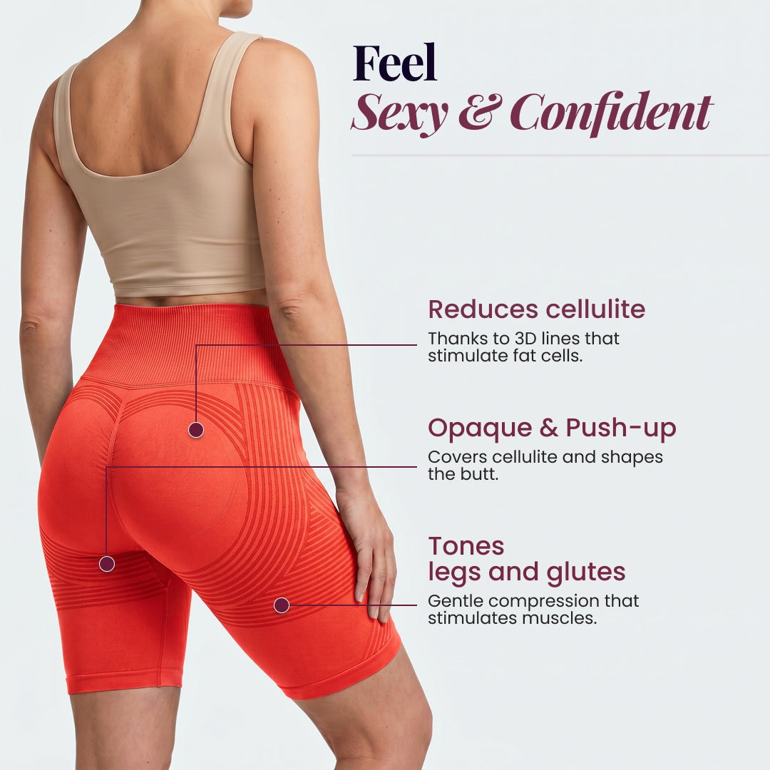 3D Shorts | Orange