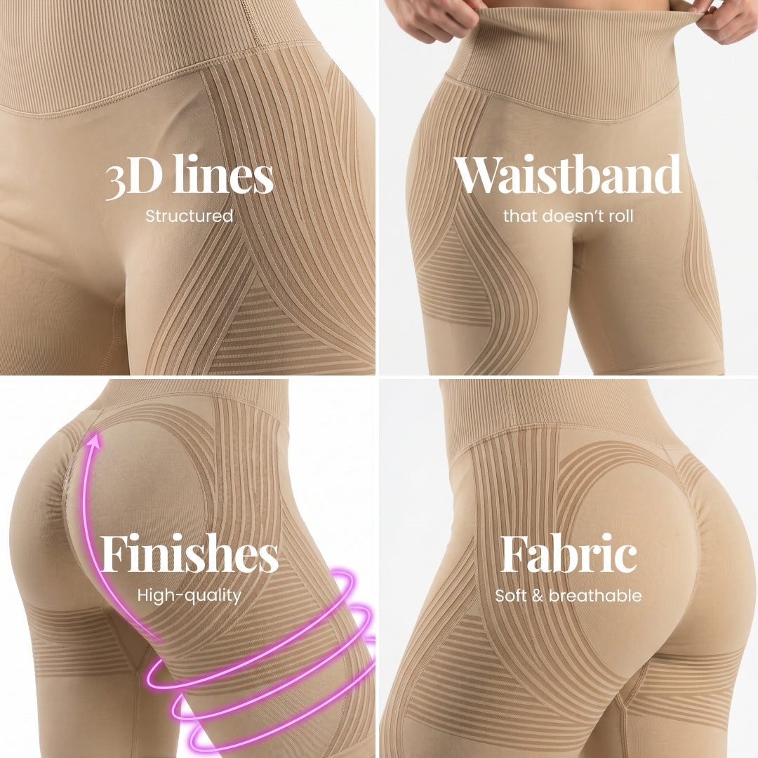 3D Shorts | Beige
