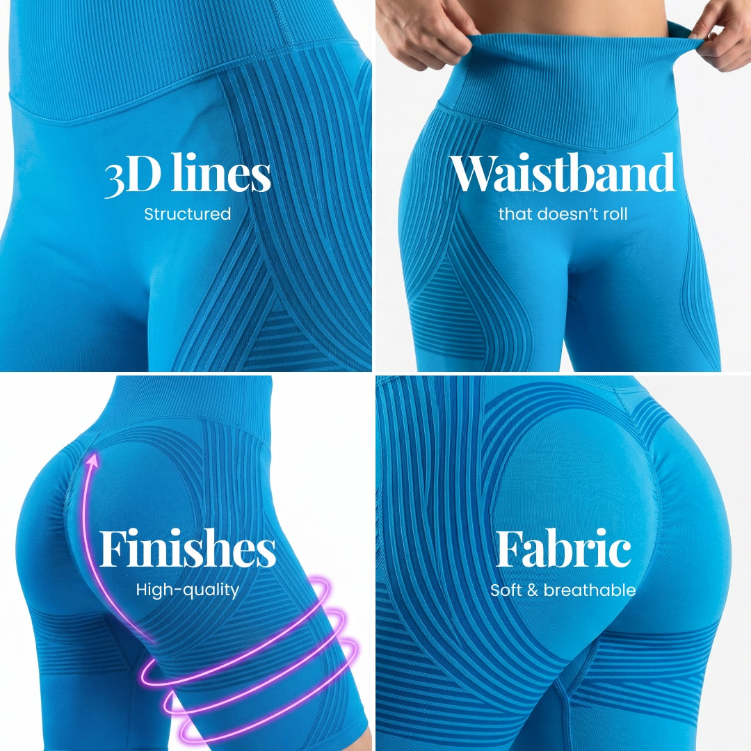 3D Shorts | Blue