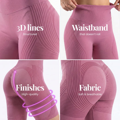 3D Shorts | Dusty Pink