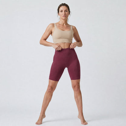 3D Shorts | Wine Red