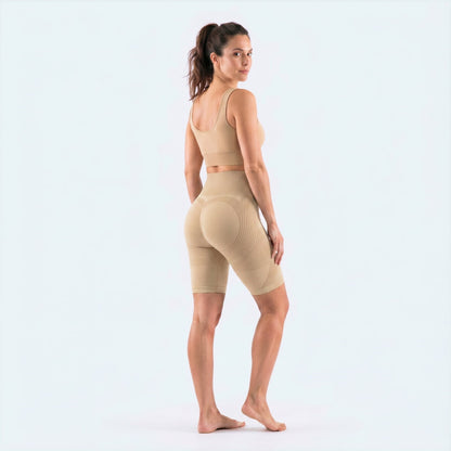 3D Shorts | Beige