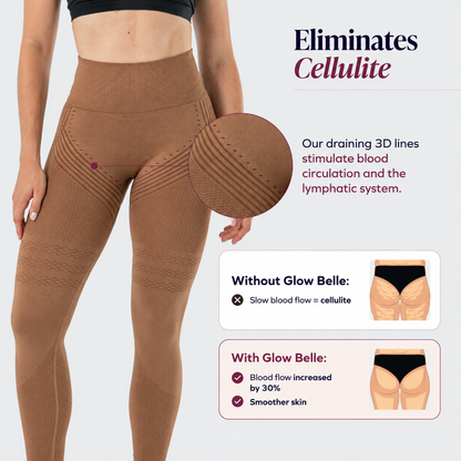3D Leggings | Chocolate Brown
