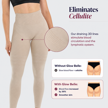 3D Leggings | Beige