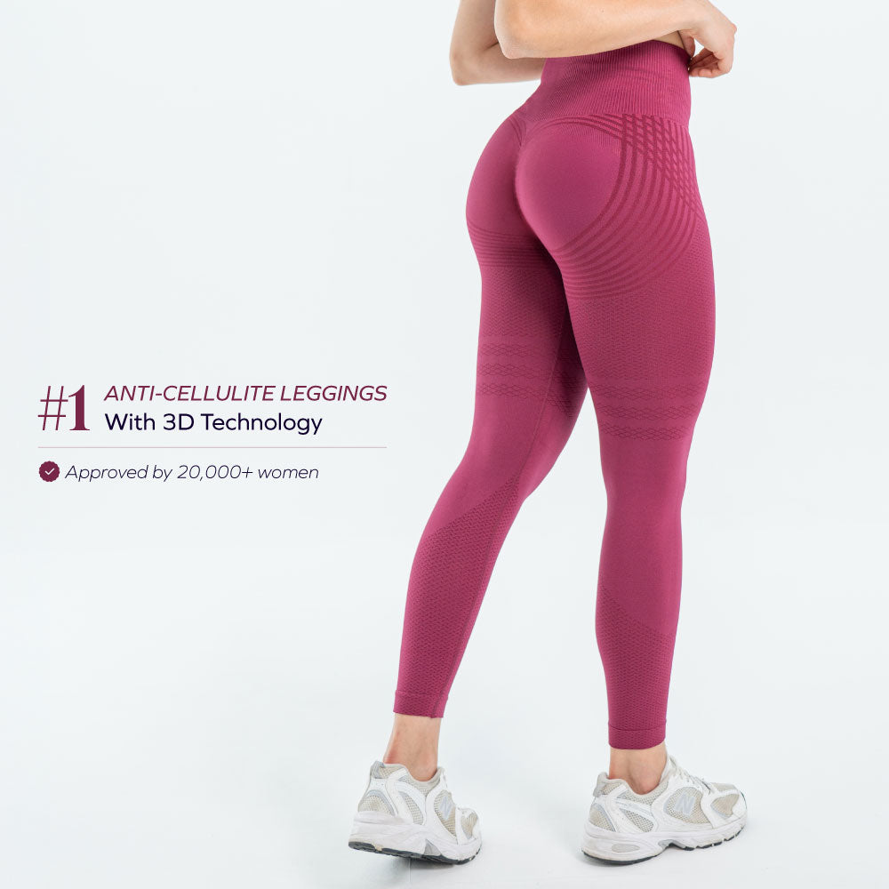 3D Anti-Cellulite Leggings | Black