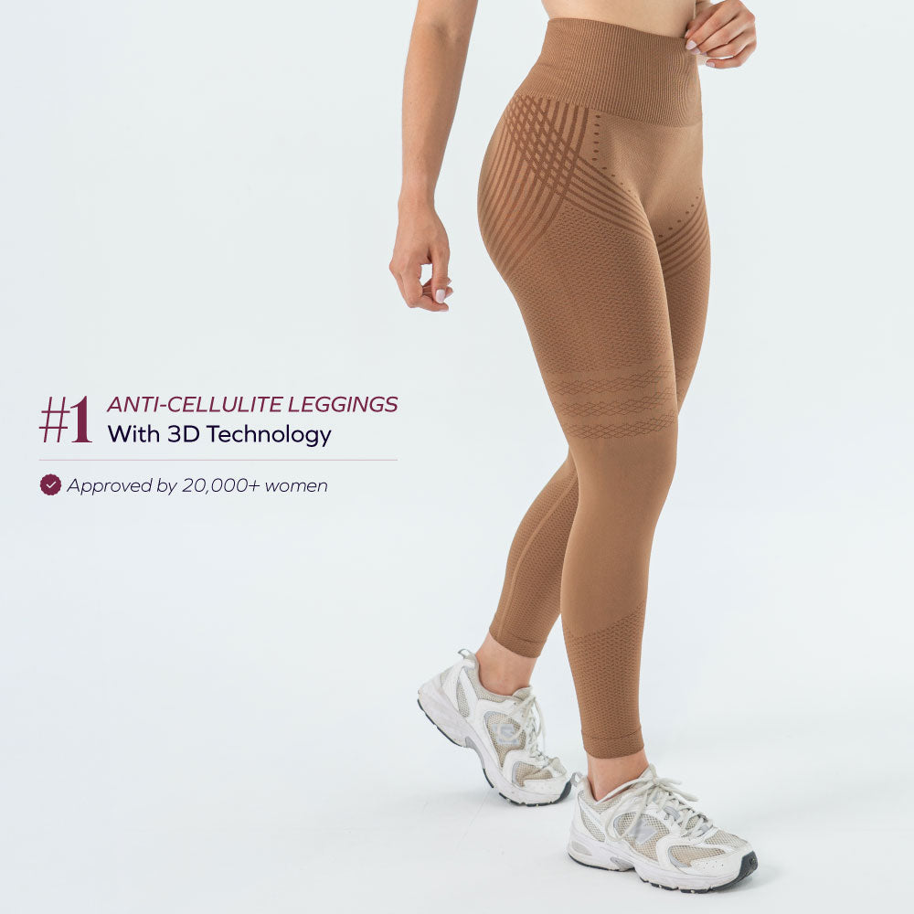 3D Anti-Cellulite Leggings | Black