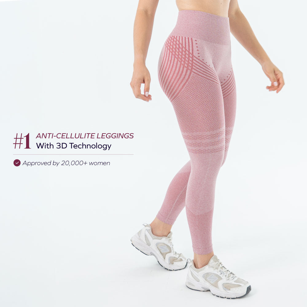 3D Anti-Cellulite Leggings | Black