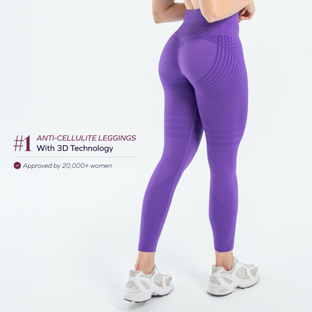 3D Anti-Cellulite Leggings | Black