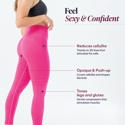 3D Leggings | Pink