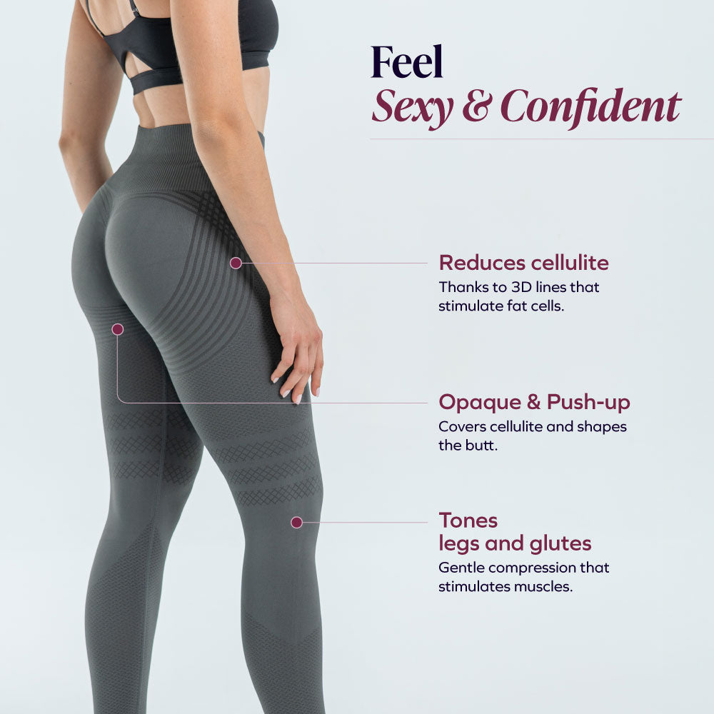 3D Leggings | Dark Gray