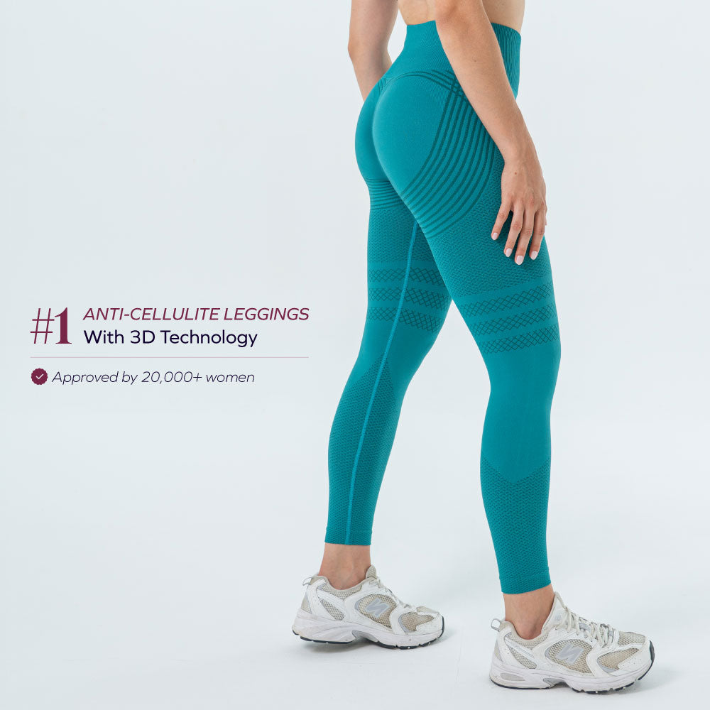 3D Anti-Cellulite Leggings | Black