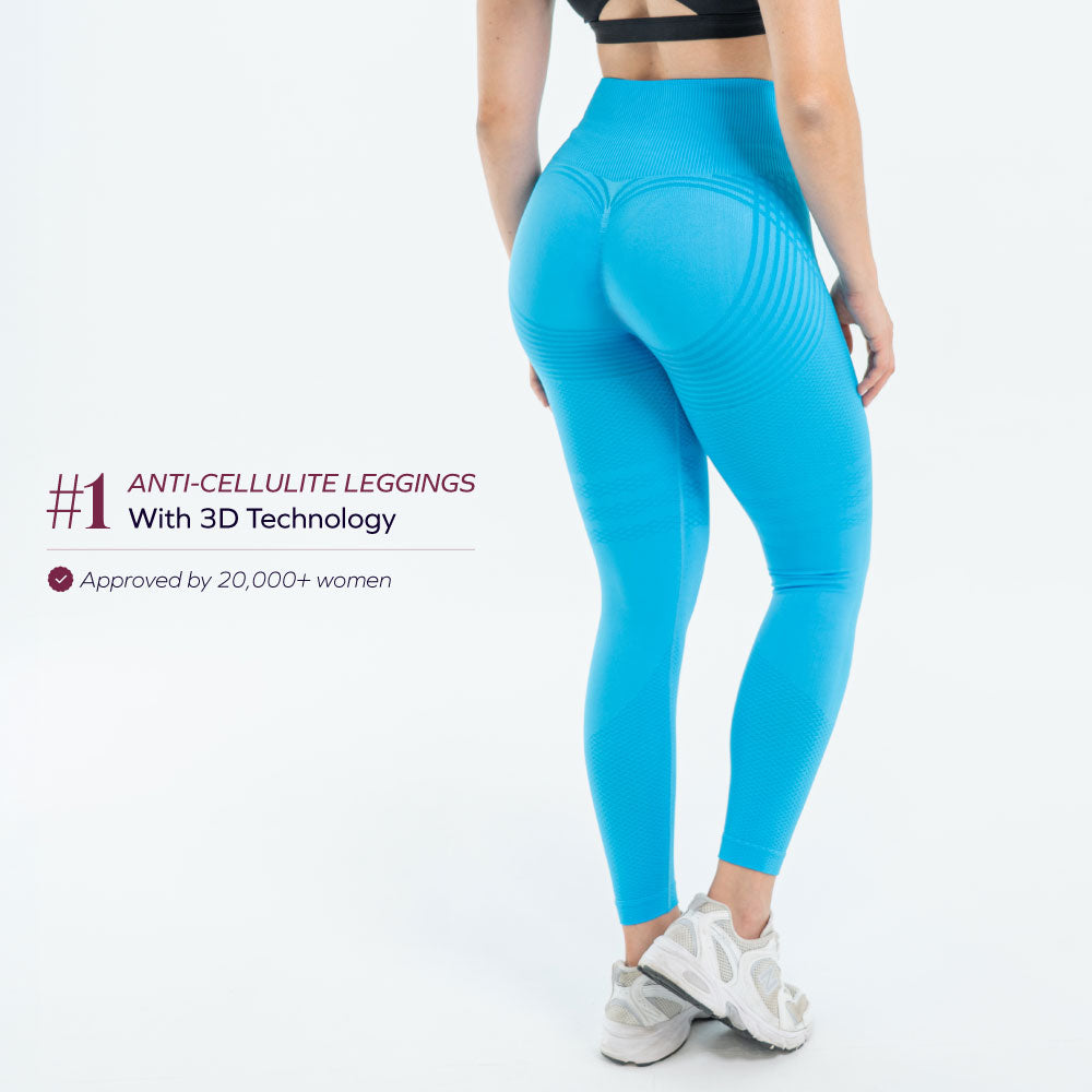 3D Anti-Cellulite Leggings | Black