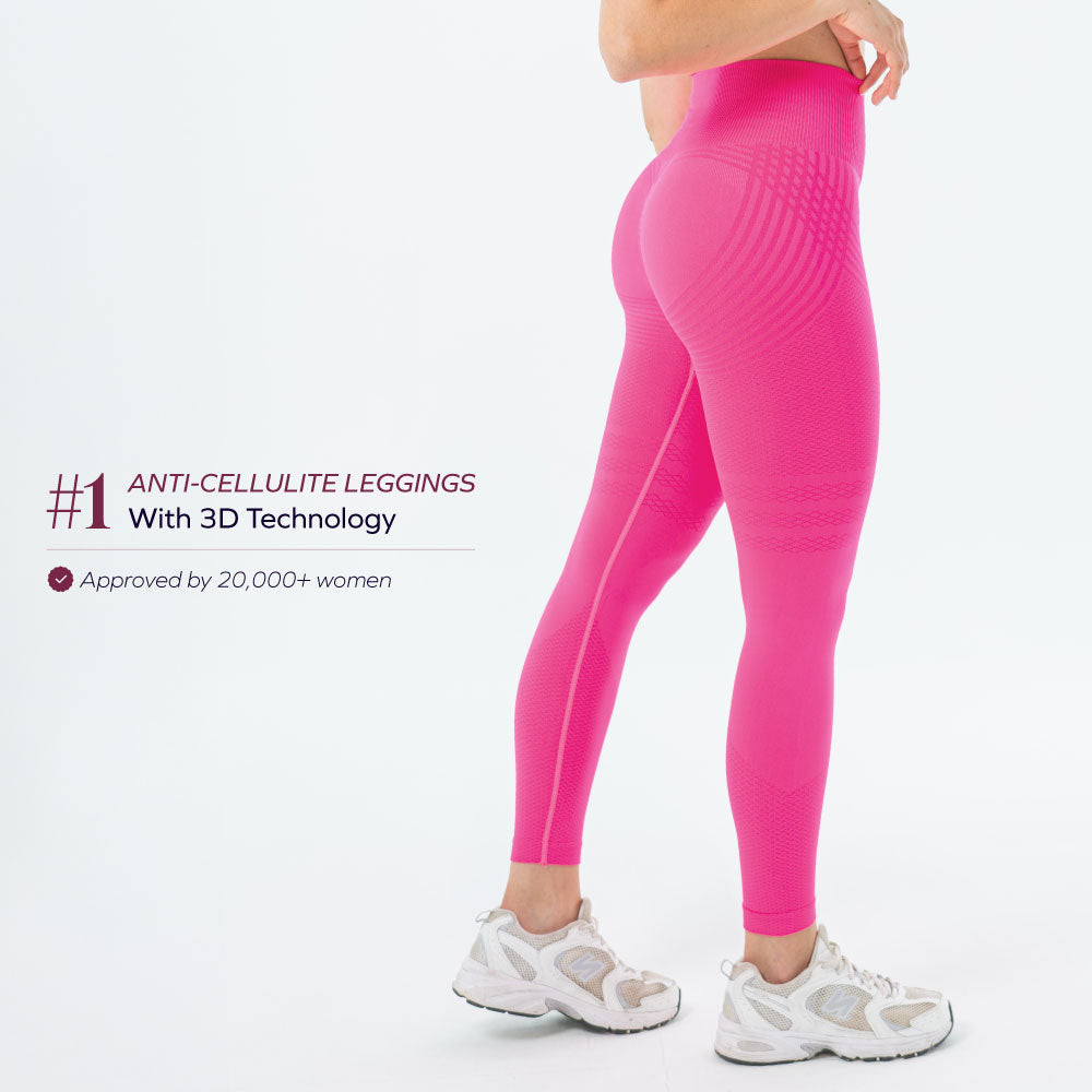 3D Anti-Cellulite Leggings | Black