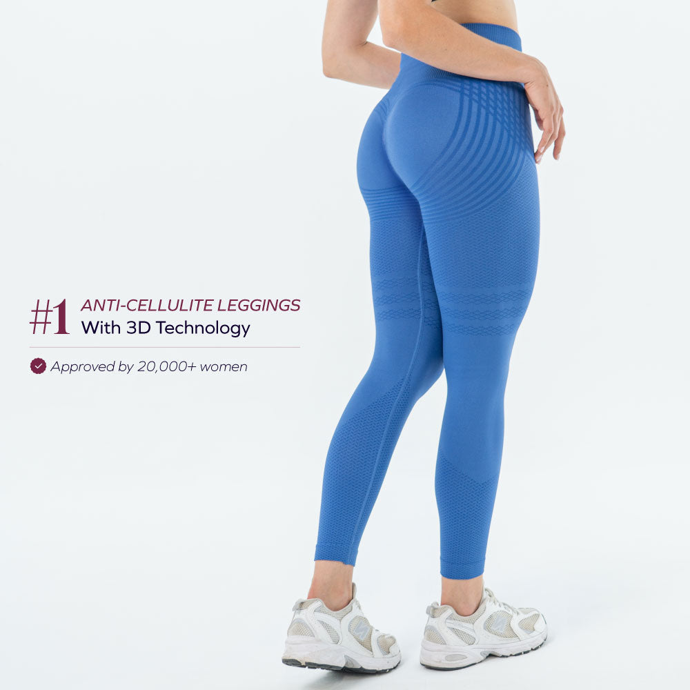 3D Anti-Cellulite Leggings | Black