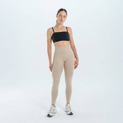 3D Leggings | Beige