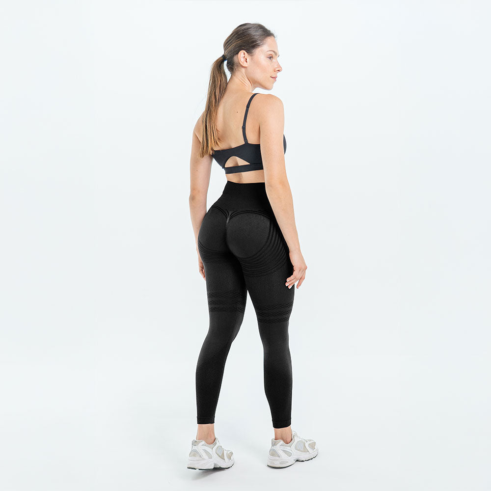 3D Anti-Cellulite Leggings | Black